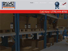 Tablet Screenshot of palletracksupply.com